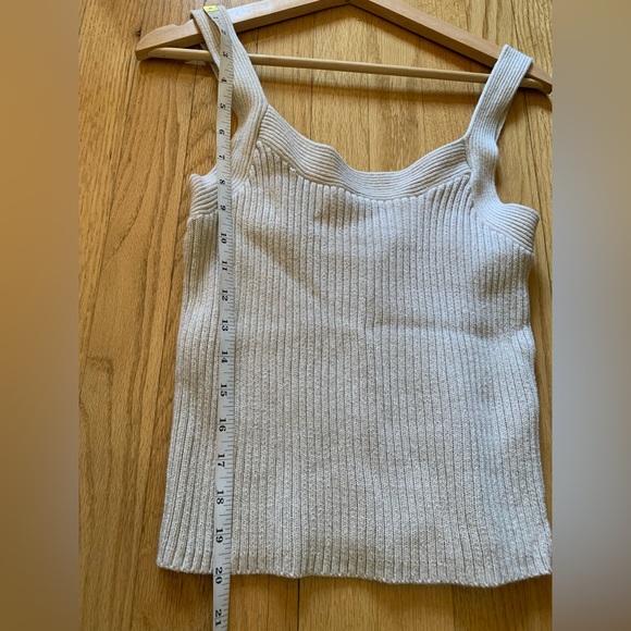 GAP // Ribbed Cotton Cardigan Set in Moonstone - Picture 8 of 15